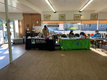 tables at preparedness fair
